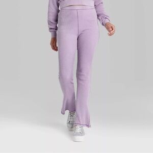 XL Wild Fable Lavender Waffle Knit Flare‎ Lounge Pants – NWOT